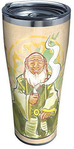 Tervis Triple Walled Nickelodeon - Avatar Insulated Tumbler Cup Keeps Drinks Cold & Hot, 30oz - Stainless Steel, Uncle Iroh