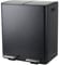 Spirella - Poubelle Tri Sélectif Cuisine Capacité 40L (2x20L) à Pédale - Modèle Aliya - Acier INOX Brossé - Couvercle Soft-Close - Seaux Amovibles - Poignées Latérales - Design Moderne - Noir Mat