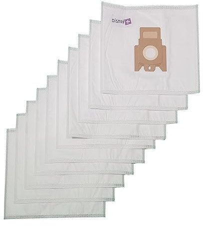 Distri+ - Sac aspirateur compatible avec MIELE FJM, S700 à S799, Electronic 2000 Air Clean Plus, S311i, Magic Mint, Compact C2, Complete C3, Vital Sun - compatible avec HOOVER Freemotion, H30, H60..