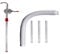 1 SET SHLPDFM Hand Operated 50 Rotary Barrel Pump Syphon Self Priming Pump Diesel Fuel Oil 70RPM 6 GPM / 27 LPM