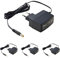 PremiumCord Universal Netzteil 230V/ 9V/ 1A DC, Netzadapter AC/DC, Stromadapter und Stromkabel für Router und weitere 9V-Geräte, Ausgangsstecker 5,5mm/ 2,1mm, 4er Pack