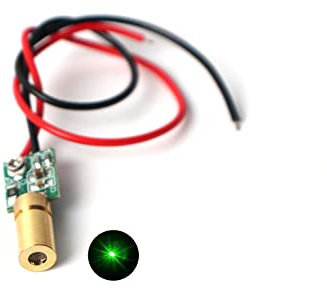 Módulo láser de línea verde Módulo láser industrial Puede ajustar la distancia focal(point-1pack)