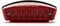 evomosa Motorcycle Rear Light Universal 12V 21 LED Motorcycle White License Plate Light Red Rear Light Brake Stop Lamp (Red shell)