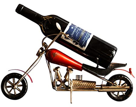 Casier à vin Cave à vin Décoration Bouteille de vin Casier à vin en Fer forgé Bar Comptoir Maison Cave à vin Cadeau Porte-vin (B)