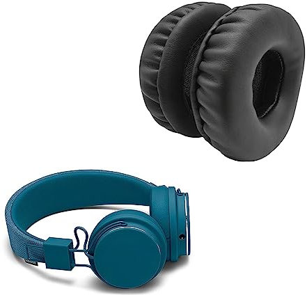 Ersatz-Ohrpolster aus Leder mit Memory-Schaum, Ohrpolster für Urbanears Plattan-Kopfhörer, Schwarz
