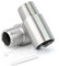 ERGAOBOY 2 pezzi 50mm 3/8 femmina x 3/8 maschio BSP Nipple Cast Pipe 304 Raccordi per tubi in acciaio inox