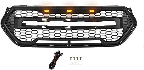 QURAN Frontstoßstange Gitter Kühlergrill für Ford Escape Kuga 2017-2019,Auto Frontgrill Dauerhaft Front Grill Renngrill Frontstoßstange Radiator Kühlergrille
