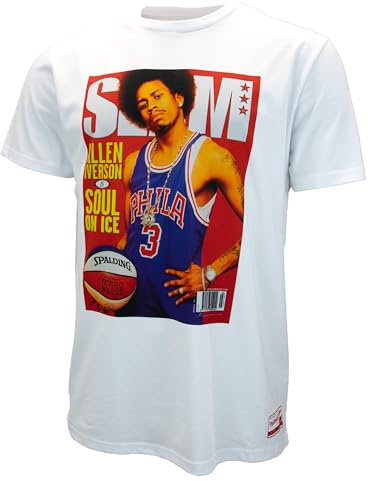 Mitchell & Ness NBA Slam Cover T-Shirt Philadelphia 76ers - Allen Iverson, L