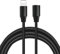 NBYILONG iPhone Charger Extension Cable 2M, Lightning to Lightning Extender Cable Adapter Pass Audio Video Date and Charging Cord for iOS (6.6Feet/2M, Black)