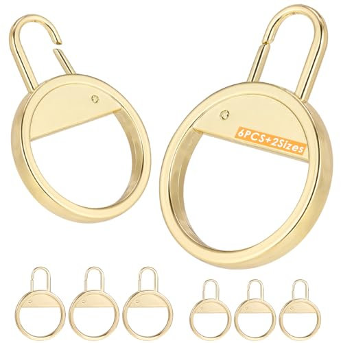 Chiusura lampo dorata di ricambio in metallo con cerniera maniglia ripara fissatore cerniera linguetta riparazione per scarpe borsa giacca(foro piccolo, 2 misure)
