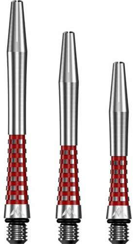 Mission Atom13 Naturel Metal Gripped Red - Dart Shafts Short