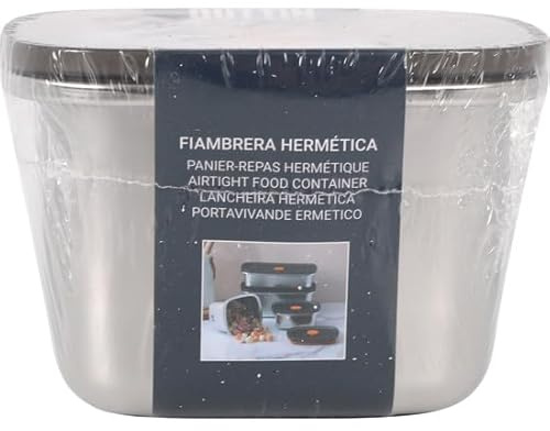 Quttin | Fiambrera Hermética Rectangular 450ml para Conservación de Alimentos - Fiambrera Hermétia con Cierre Seguro