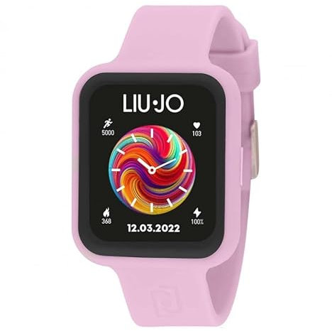 Generico Orologio Donna Smartwatch Liujo SWLJ132 Luxury Voice Fancy in Silicone Rosa
