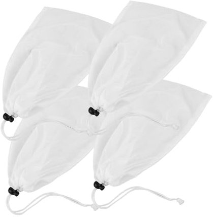 CAXUSD Lot De 4 De Piscine en Maille De Rechange pour De Piscine pour Panier D'écumoire en Filet À Mailles Fines pour Accessoires De Nettoyage De Piscine