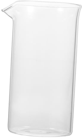 Ersatzglas 350ml aus Glas für Kaffeepresse, Leicht | Presskaffee und Tee, Passend als Austauschbecher, Hitzebeständig, 350ml Volumen, Klare Ausführung