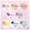 Etiquetas Personalizadas para Primera Comunión Niña. 24 Pack de Pegatinas Adhesivas o Tarjetas de Cartulinas. Diferentes Usos Decorativos: Regalos para Invitados, Bolsas de Chuches y CandyBar.