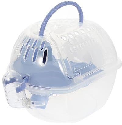 VILLFUL Tragbarer Hamsterkäfig Aus Plastik Transportkäfig Für Kleine Haustiere Geeignet Für Hamster Rennmäuse Und Andere Kleintiere Für Reisen Und Ausflüge