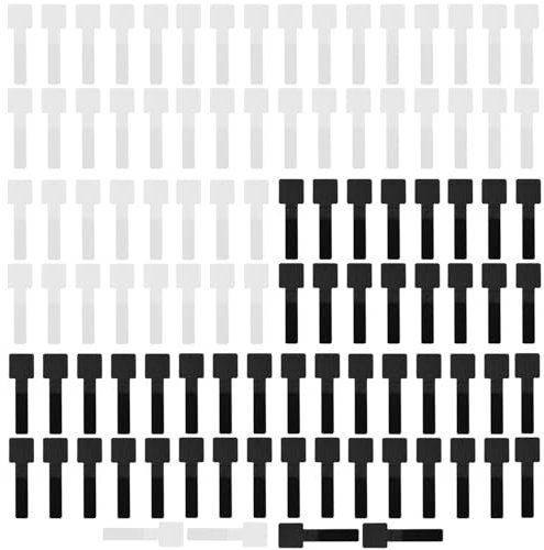 FDDU 100 Stück Klebehaken Katzennetz, Katzennetz Befestigung Klebehaken, Fixierung für Balkonnetz für Katzen, Starke 3M Klebeunterlage, für Haustierbesitzer Und Liebhaber Der Heimaufbewahrung