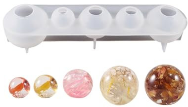 Moldes Silicona Esfera Resina Versátil