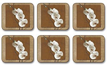 Jason D2124 Untersetzer Goldene Orchideen, 6er-Set