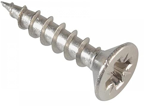ForgeFix Multi-Purpose Single Thread Screws | 3.5 x 16mm | A2 Stainless Steel | Box 200