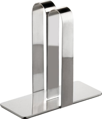APS 71 Edelstahl Tischfuß mit nicht-verkratzender Unterseite, 14 x 5,5 x 14 cm