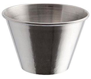 Genware Stainless Steel Ramekin 12oz / 340ml | Sauce Pot, Condiment Bowl