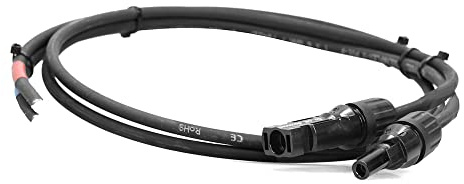 Offgridtec 1m 6mm² Solarkabel Profi-Verbindungskabel mit PV-Stecker