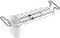 KOHLER K-5473-0 Multi-Purpose Over-The-Sink Drying Rack, Caddy with Kitchen Towel Bar Holder, Soaking Cup. Expandable 14.6 to 17.6, White