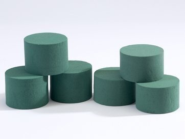 Smithers Oasis 20 x Oasis Ideal Round Cylinder Wet Foam for Florist Floral Craft Flowers Floristry Designs & Displays