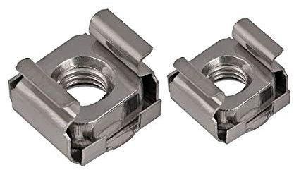 XIZONLIN M8 Tuercas Enjauladas - Tuercas Enjauladas Para Equipo de Montaje en Rack - Acero Inoxidable 304