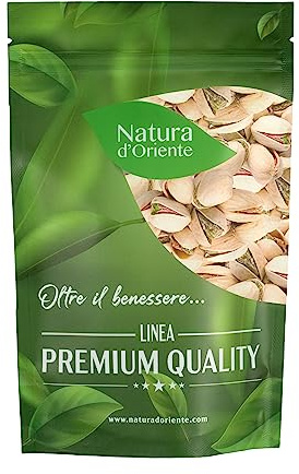 NATURA D'ORIENTE Pistacchi in Guscio Tostati Salati 1000g