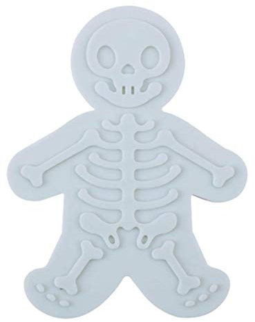 Ruluti Skelett-plätzchen-Form, Schädel-plätzchen Stampers Plätzchen/Biskuit-Schnitt Halloween Weihnachten Bakeware Supplies