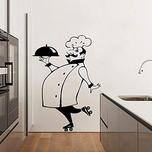 Utensilios De Cocina Personalizados Decoración Del Hogar Jardín De Infantes Pegatinas De Arte De Pared Decoración De La Habitación De La Cocina Comedor 28X39Cm