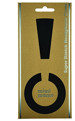 Mimimamo Super-Stretch-Kopfhörerabdeckung, Größe L, Schwarz