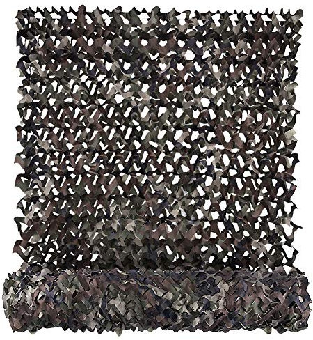 Loogu - Filet de camouflage pour brise-vue - Différentes tailles et couleurs - Pour la maison, le jardin, le camping, la chasse