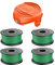 Bobines de Rechange pour Coupe-Bordures A6486 avec Couvercle 90583594, bobines de 0,08/2 mm, 20 Pieds, compatibles avec Les modèles Black & Decker A6486 GL9035, GL8033, GL7033