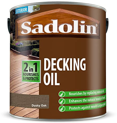 Sadolin Decking Oil (2 in 1) New 2.5 litre Colour - Dusky Oak