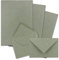 300x Briefpapier-Sets DIN A5 mit C6 Briefumschlägen - Grau - Nassklebung (Grau) - Kraftpapier Blätter mit Kuverts - FarbenFroh by GUSTAV NEUSER