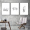 HMXQLW Abstrait Noir Blanc Dessin Au Trait Amour Impression sur Toile Affiche Decoration Murale Tableau Art Toile Peinture Salon Chambre Maison Decoration Murale sans Cadre (B,40X60cm)