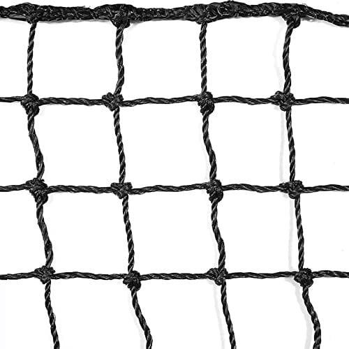 Soccer Backstop Net, High Impact Soccer Barrier Net, Heavy Duty Hitting Netting Multi Balls Backstop Netting for Basketball Football Baseball, Garden Playground Fence,3x3M/10x10FT