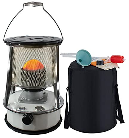 Tragbarer Kerosin-Heizofen für Indoor, Outdoor, Camping-Heizofen, ohne Strom. Effiziente Heizung für Indoor, Outdoor, Camping,White
