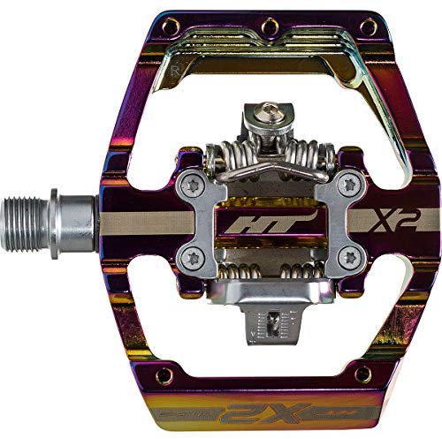 HT Components X2 Clipless Pedale Oil Slick, One Size