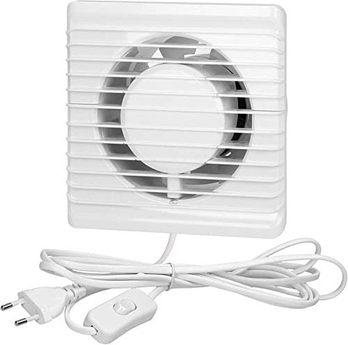 Miratic Aspiratore Bagno 100mm Silenzioso (con interruttore)