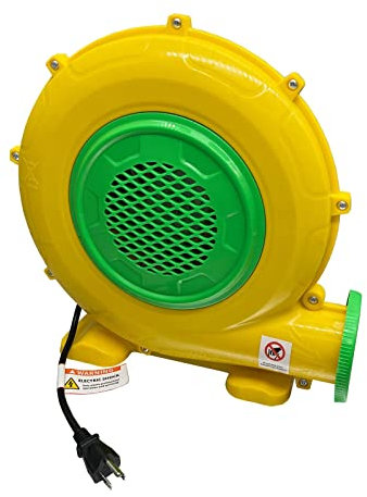 Wygwlg Inflatable Blower House Air Blower, Electric Air Pump Fan for Bounce House, for Jumper Bouncy Castle (Color : Yellow, Size : 680w)