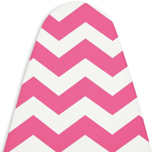 Encasa XO Housse Table À Repasser avec Rembourrage en Feutre De 3 mm, Serrage par Cordon (Convient Aux Planches Standard De Medium De 112x34 cm), Imprimé - ZZ Magenta