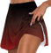 Kurze Hose Teenager Mädchen, Korean Fashion Weiß Rock Festival High Waist Rockhose Breezeful mit Hose Drunter Hosen Rock Gothic für Mollige Tennisrock A Linie Faltenrock Kleider