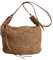 Bolso de Hombro de Paja para Mujer, Bolsa Tejida de Gran Capacidad Bolsa de Playa de Verano, Bandolera Estilo Bohemio Bolsos Tejidos Crochet para Vacaciones Fechas, Marrón