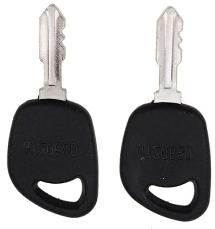 MACHSWON 2 schwarze Zündschlüssel GY20680 LVA17264 passend für J-o-h-n D-e-e-r-e 100 LA LT SST X Serie 1026R L100 L110 L108 L111 L118 L120 L130 LA125 LA130 LA135 LT150 LT155