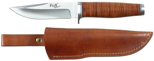 Fox Outdoor Fahrtenmesser, Ranger 11, Ledergriff, Scheide